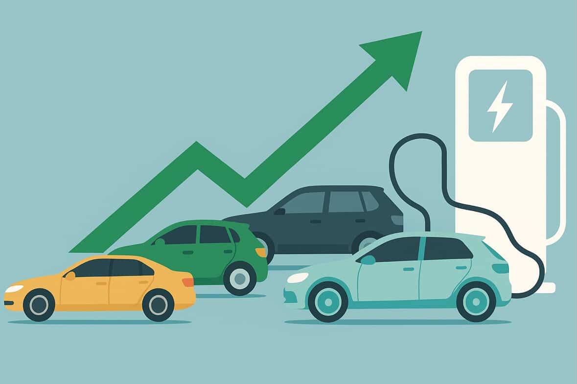 Електромобілі вперше очолили продажі нових авто в Україні у вересні 2025 року