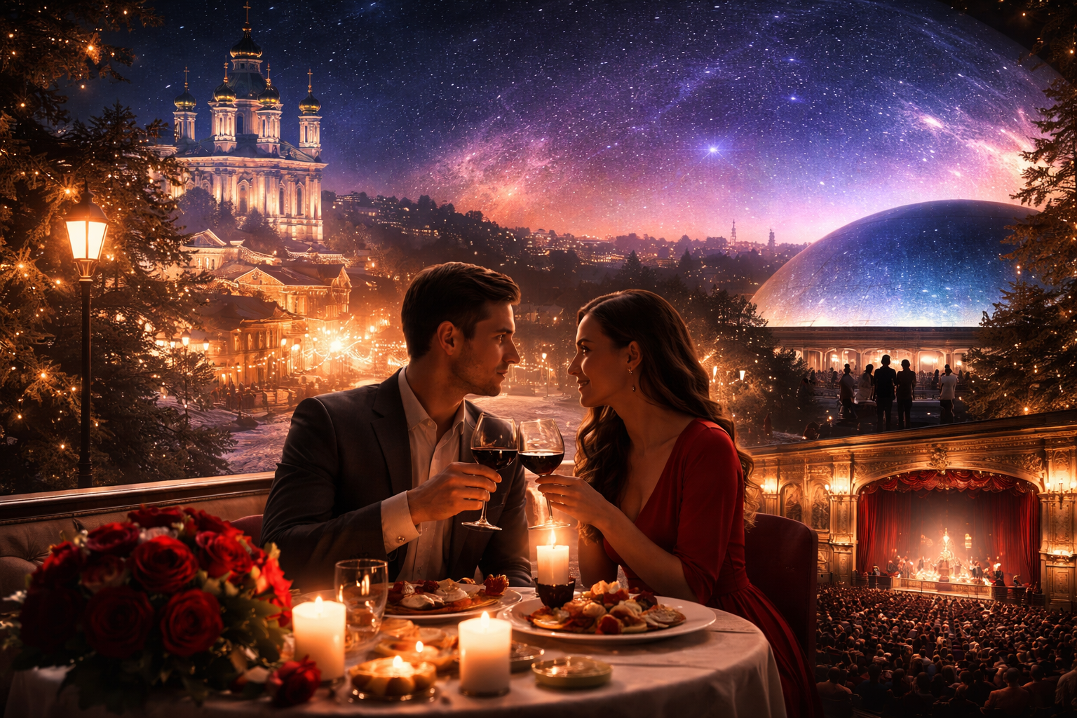 День закоханих у Києві 2026: куди піти 14 лютого — найкращі ідеї для романтичного вечора